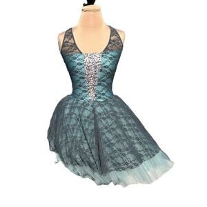 Revolution Dance Tutu Leotard Bodysuit Dress Adult Small